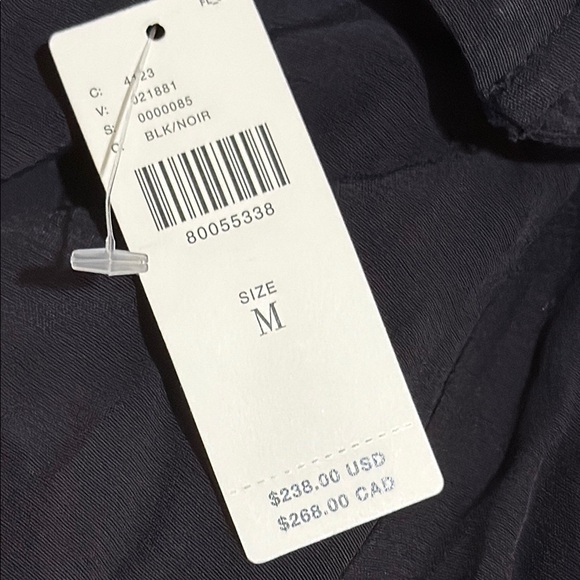 Anthropologie scotch & Soda Black Jumpsuit with Patterned Tie - Picture 10 of 16